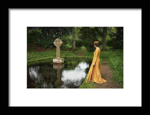 Medieval Framed Print featuring the photograph The Medieval Lady by Jean Gill