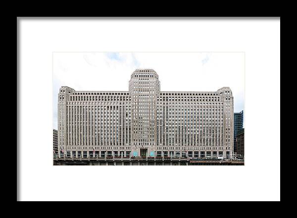 The Merchandise Mart Framed Print featuring the photograph The Merchandise Mart by Jackson Pearson