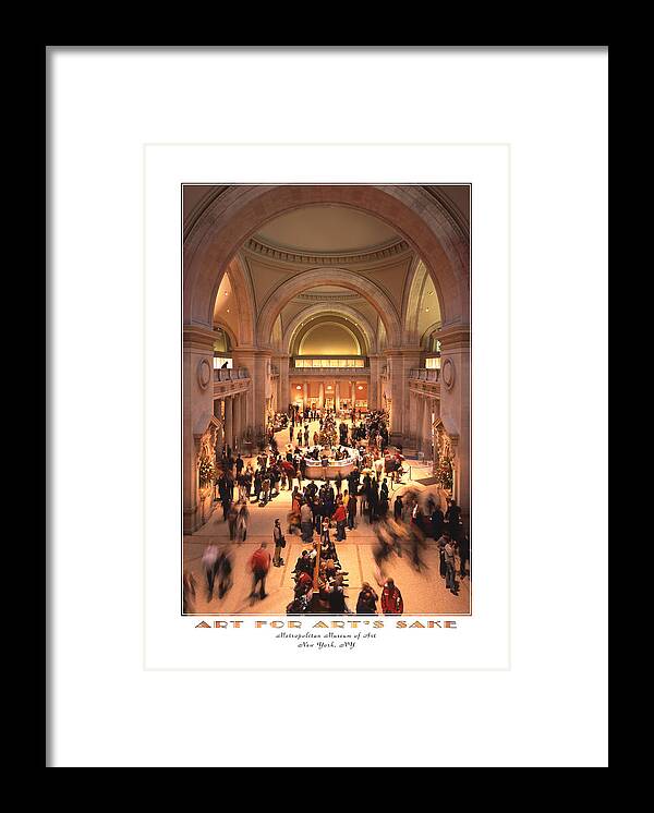Metropolitan Framed Print featuring the photograph The Metropolitan Museum of Art by Mike McGlothlen
