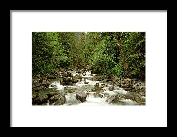 Water Framed Print featuring the photograph The Miller River by Jeff Swan