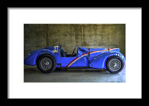 Delahaye 145 Framed Print featuring the photograph The Million Franc Car by Josh Williams