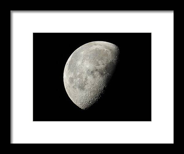 Moon Framed Print featuring the photograph The moon by Tin Lung Chao