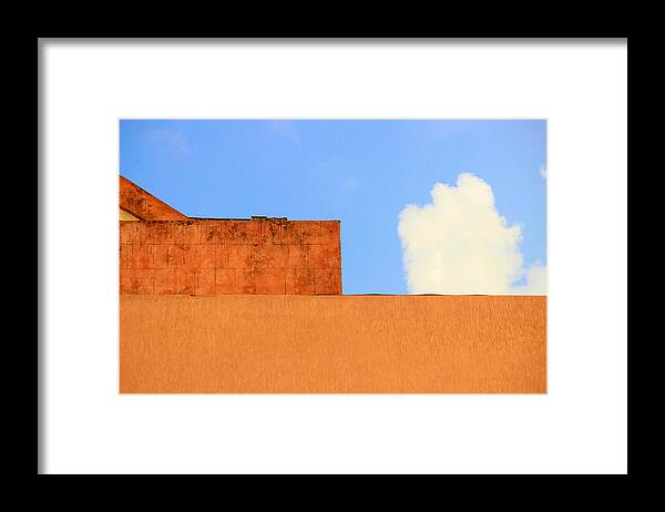 Stray Cloud Framed Print featuring the photograph The Muted Cloud by Prakash Ghai
