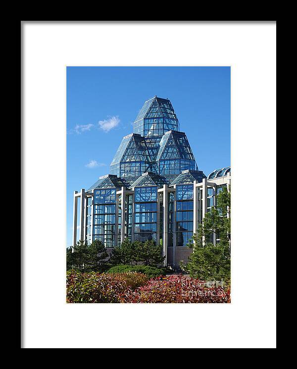 Architecture Framed Print featuring the photograph The National Gallery Of Canada by Scimat