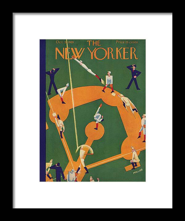Theodore Framed Print featuring the painting New Yorker October 5th, 1929 by Theodore G Haupt