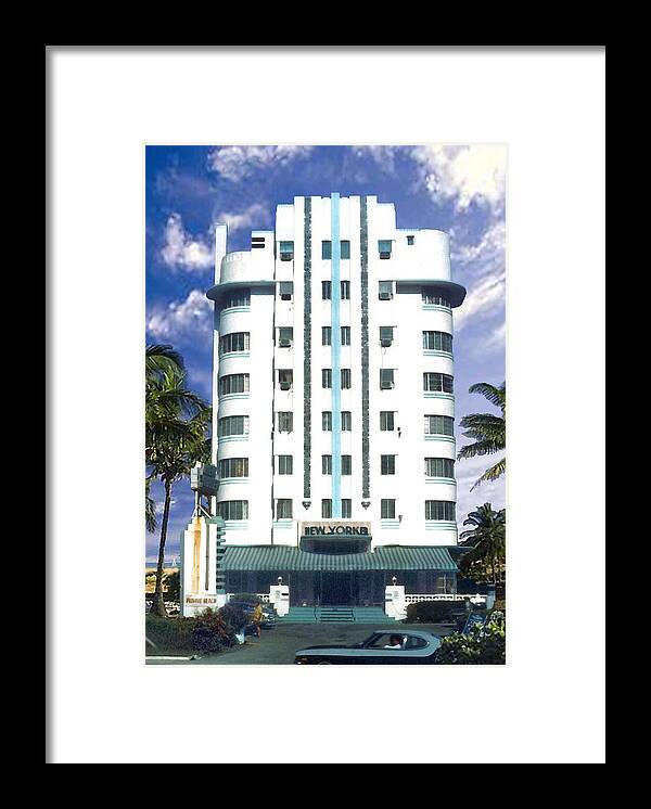 Miami Framed Print featuring the photograph The New Yorker by Steve Karol
