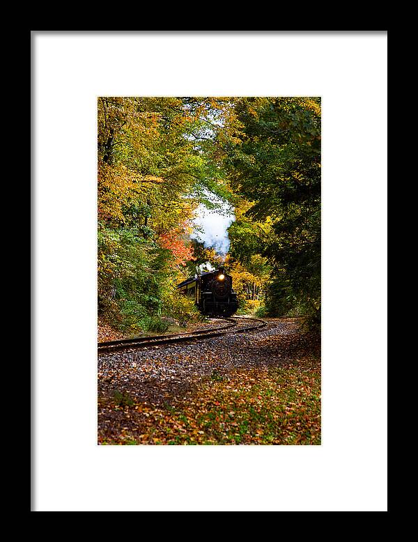 #jefffolger Framed Print featuring the photograph The number 40 rounding the bend by Jeff Folger