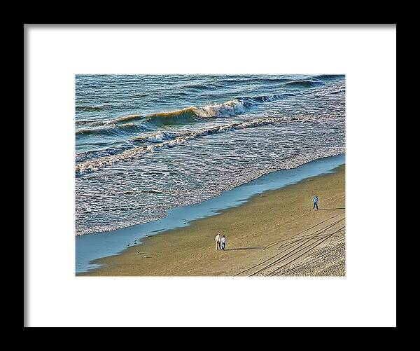 Nature Framed Print featuring the photograph The Ocean is Part of Who I Am by Rhonda McDougall