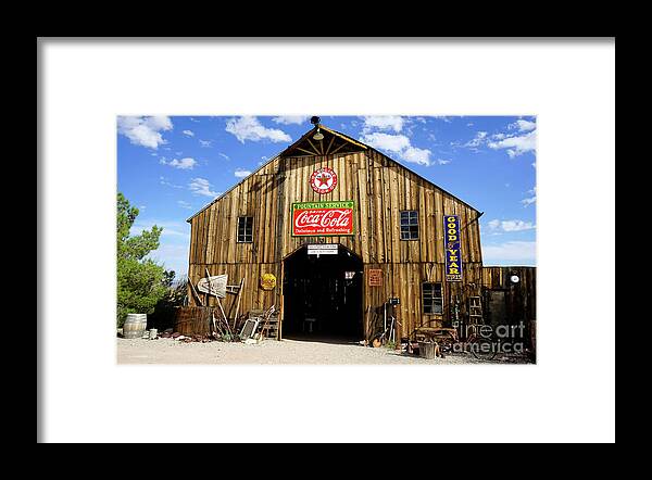 The Old Barn Framed Print featuring the photograph The Old Barn by Nina Prommer