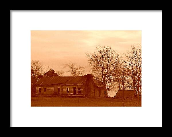 Pat Turner Framed Print featuring the photograph The Old Homestead by Pat Turner