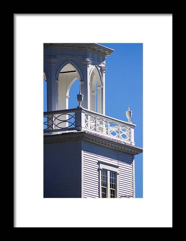 Lighthouse Framed Print featuring the photograph The Old Meeting House Detail by Dick Botkin