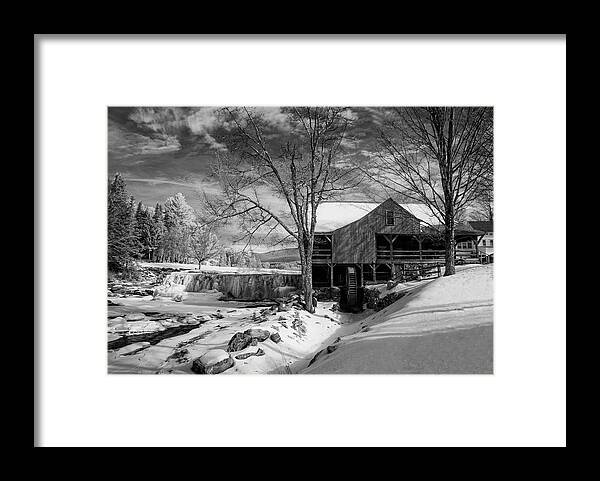 Mill Framed Print featuring the photograph The Old Mill - Weston, Vermont by Gordon Ripley