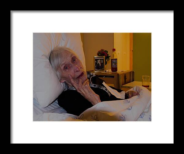 Portrait Framed Print featuring the photograph The Old One by Mette Caroline Stroksnes