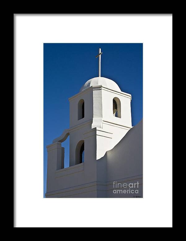Mission Framed Print featuring the photograph The Old Scottsdale Mission by Tim Hightower