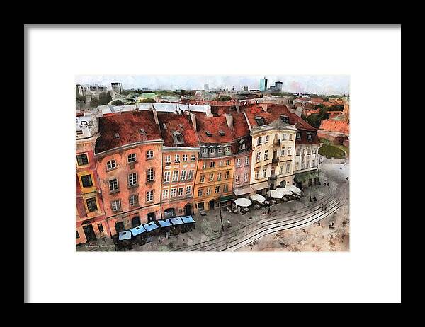  Framed Print featuring the photograph Old Town in Warsaw # 20 by Aleksander Rotner