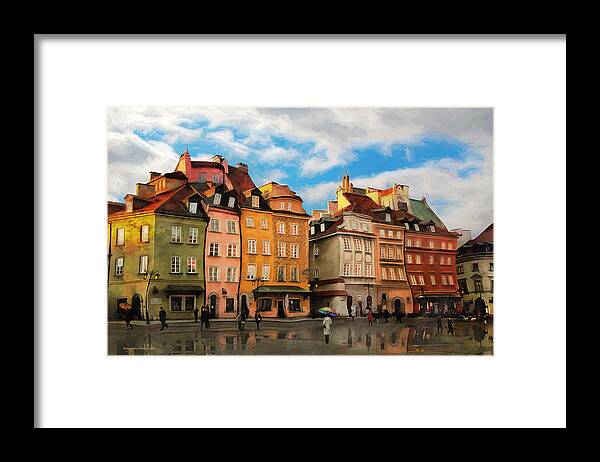  Framed Print featuring the photograph Old Town in Warsaw # 23 by Aleksander Rotner