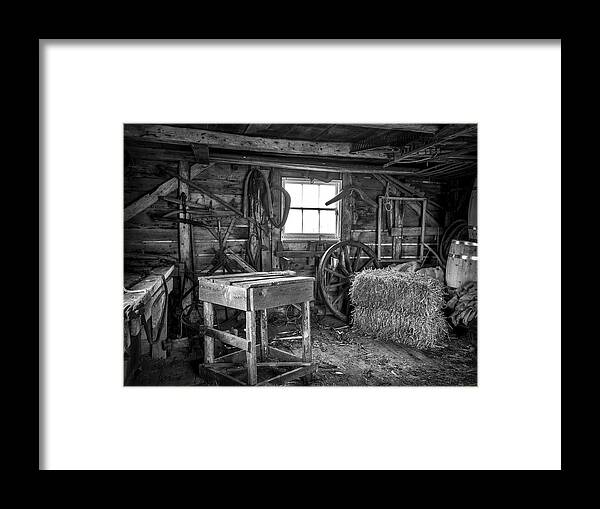 Canada Framed Print featuring the photograph The Old Workshop by Mark Llewellyn