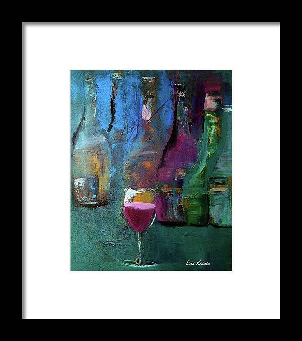 Colorful Framed Print featuring the painting The One That Stands Out by Lisa Kaiser