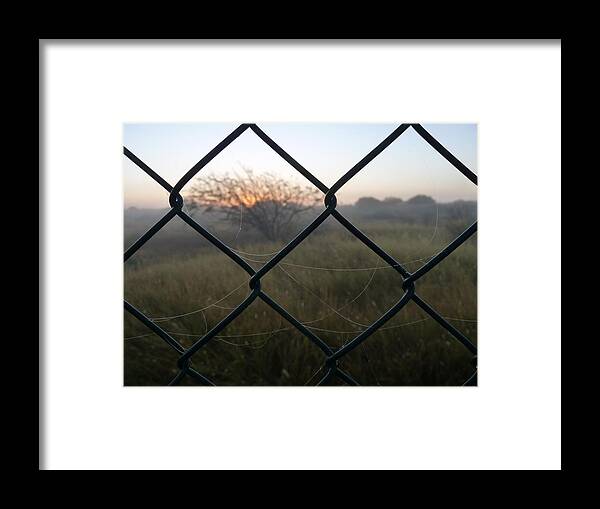 #fence Framed Print featuring the photograph The Outlander by Jeremy Holton