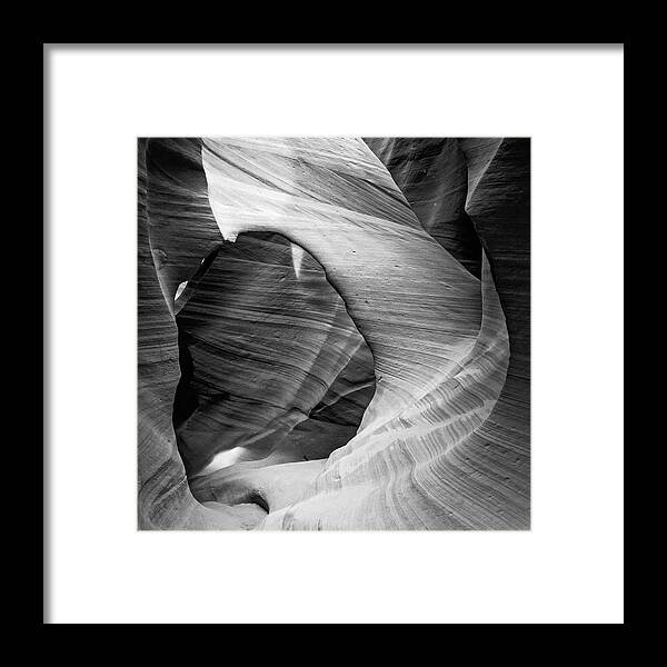 Lower Antelope Canyon Framed Print featuring the photograph The Passage by John Roach