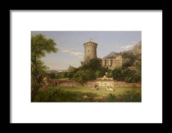 Thomas Cole Framed Print featuring the painting The Past 2 by Thomas Cole
