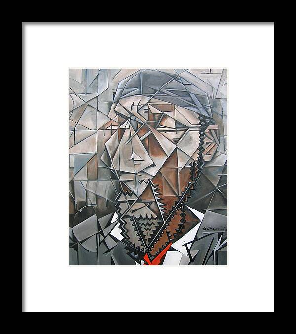 Thelonious Monk Framed Print featuring the painting The Pianist by Martel Chapman