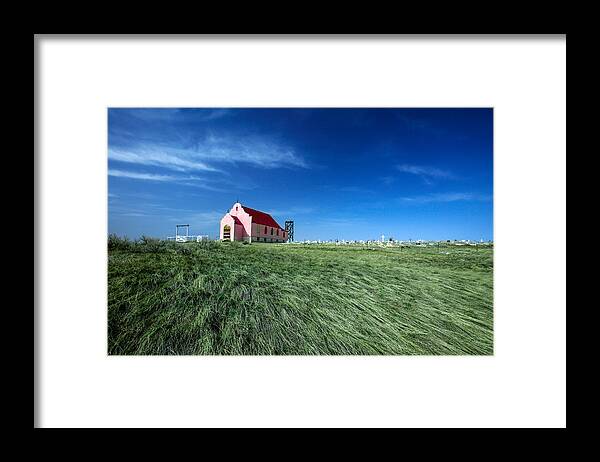 Pink Church Framed Print featuring the photograph The Pink Church by Todd Klassy