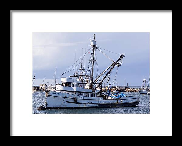 Fishing Boat Framed Print featuring the photograph The Pioneer by Derek Dean