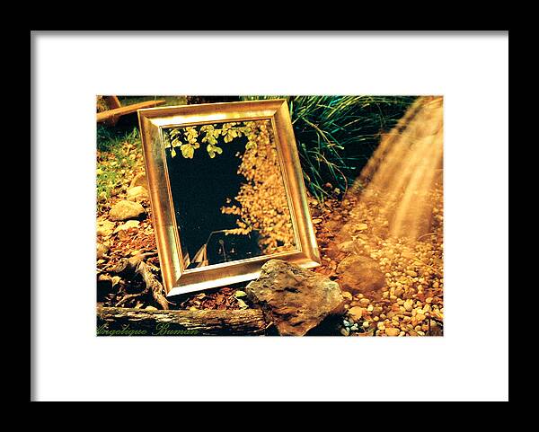 Landscape Framed Print featuring the photograph The Portal by Angelique Bowman