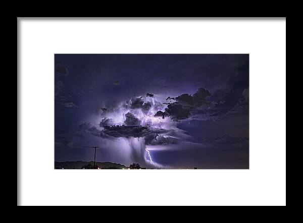 Monsoon Framed Print featuring the photograph The Power and Beauty of Nature by Saija Lehtonen