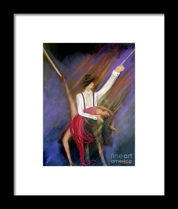 Dance Framed Print featuring the painting The Power Of Dance by Artist Linda Marie