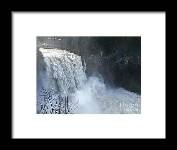 Photography Framed Print featuring the photograph The Power of Water by Sean Griffin