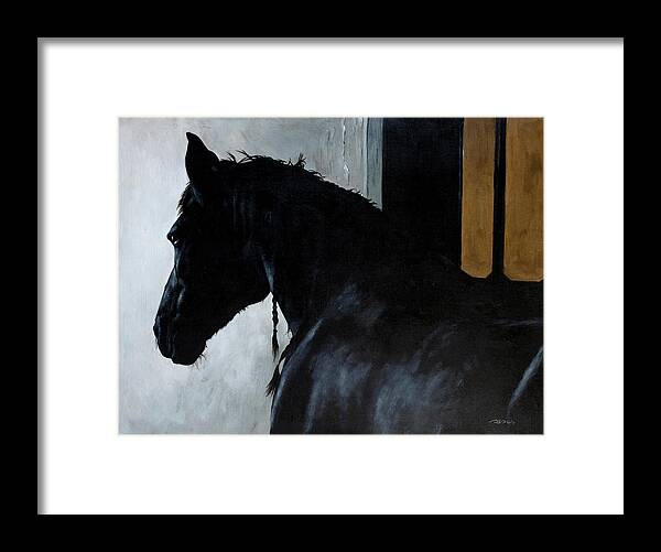 Acrylic Framed Print featuring the painting The Queen Of Pela Graca by Christopher Reid