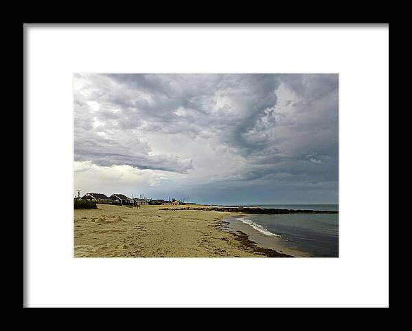 Cape Cod Framed Print featuring the photograph The Rain Has Ended by Lyuba Filatova