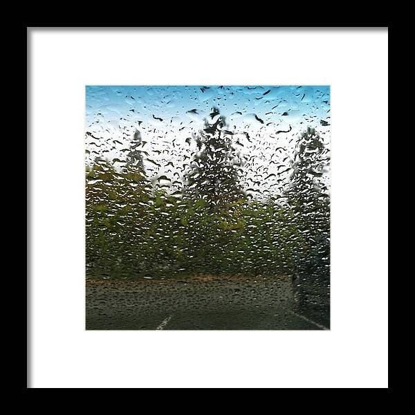  Framed Print featuring the photograph The Rain Was So Nice Today And I Got A by Jennifer Beaudet