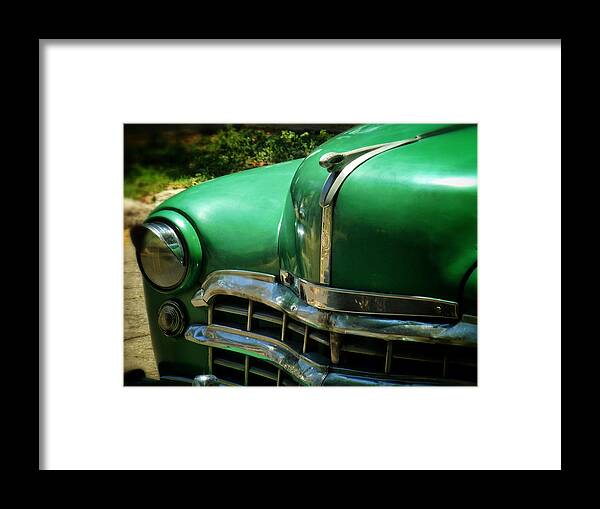 Connie Handscomb Framed Print featuring the photograph The Real Green Machine by Connie Handscomb