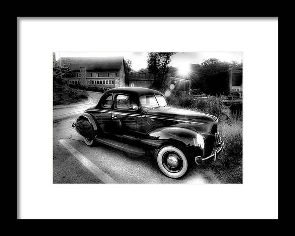 Vintage Framed Print featuring the photograph The Rendezvous  by Jeff Cooper