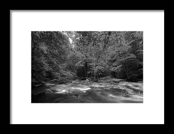 River Framed Print featuring the photograph The River Forges On by Mike Eingle