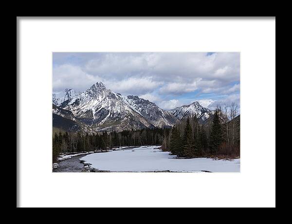 Winter Framed Print featuring the photograph The River by Josef Pittner