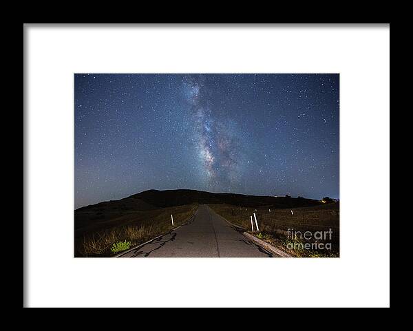 Milky Way Framed Print featuring the photograph The Road To The Milky Way by Mimi Ditchie