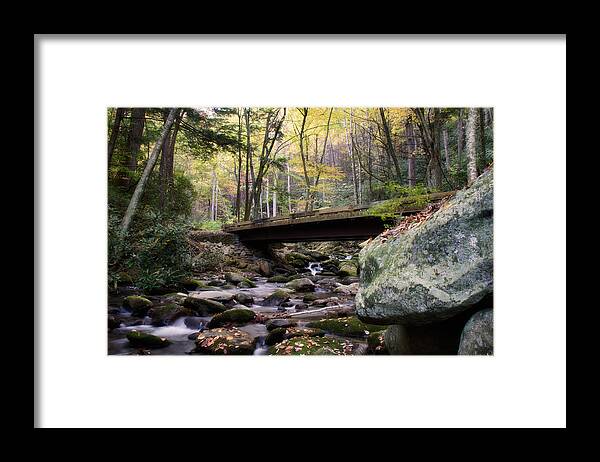 Appalachian Framed Print featuring the photograph The Roaring Fork by Lana Trussell