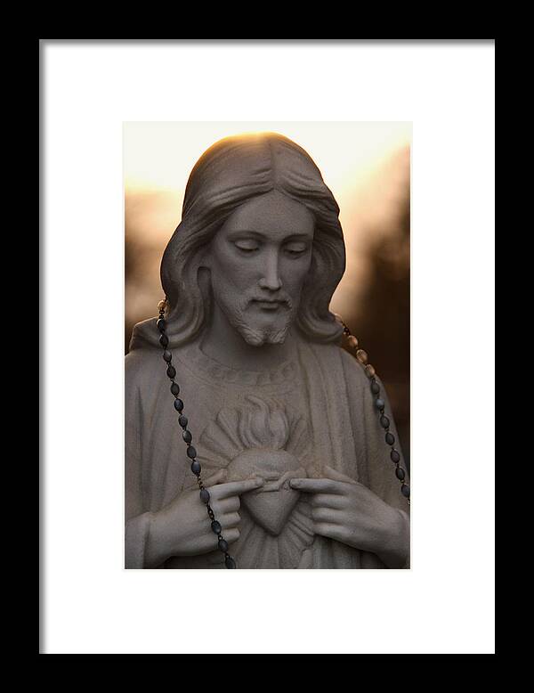Jesus Framed Print featuring the photograph The Rosary by Tingy Wende