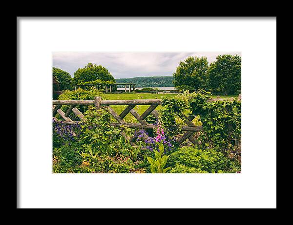 Wave Hill Framed Print featuring the photograph The Rustic Fence by Jessica Jenney