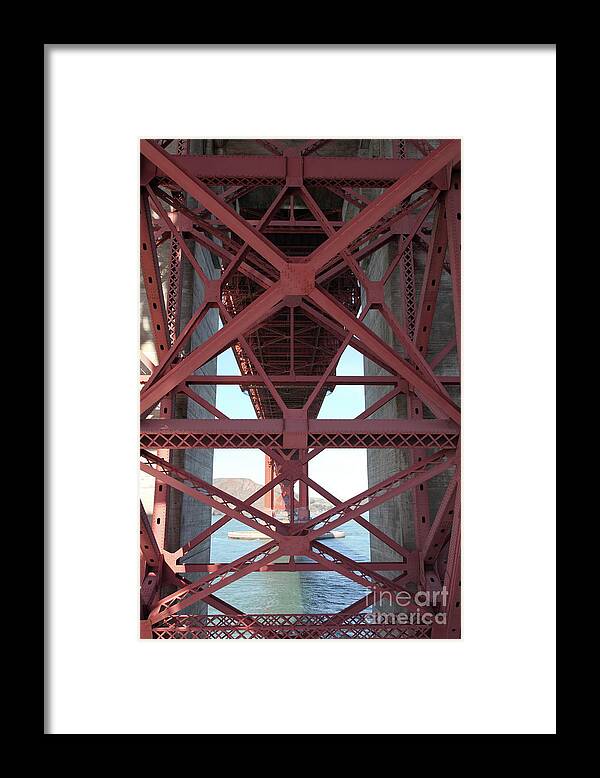 Wingsdomain Framed Print featuring the photograph The San Francisco Golden Gate Bridge 5D21631 by San Francisco