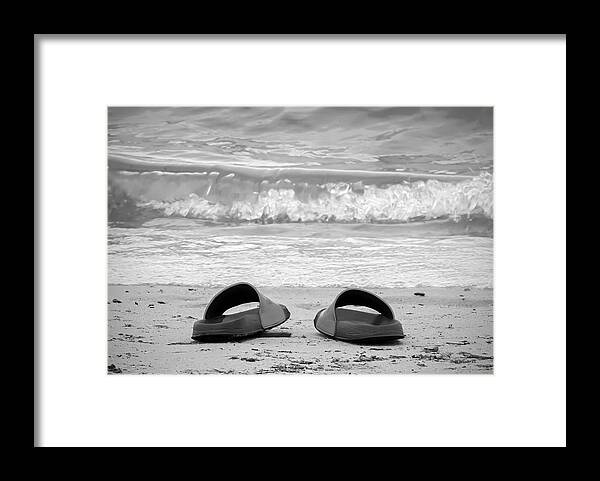 2d Framed Print featuring the photograph The Sand Between My Toes by Brian Wallace