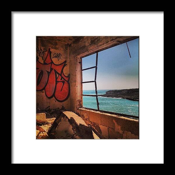 Beaches Framed Print featuring the photograph The Secret Window by Sacha Kinser