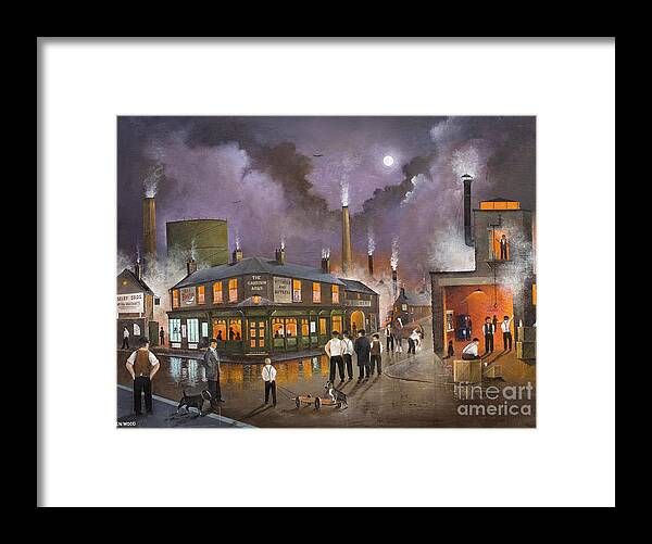 England Framed Print featuring the painting The Selby Boys - England by Ken Wood