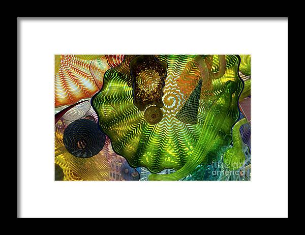 Shape Of Color Framed Print featuring the photograph The Shape Of Color 4 by Bob Christopher