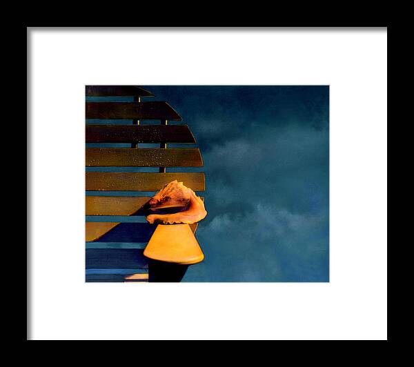 Joe Hoover Framed Print featuring the photograph The Shell and The Storm by Joe Hoover