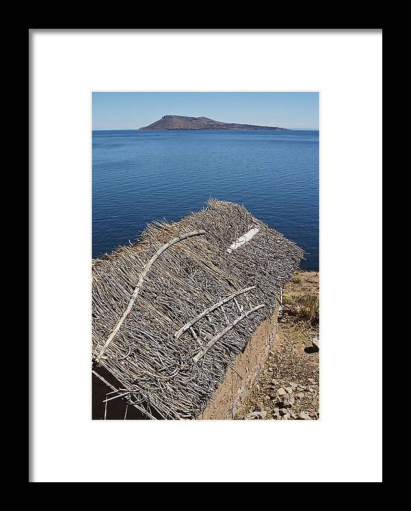 Peru Framed Print featuring the photograph The Shores of Lake Titicaca by Doug Davidson